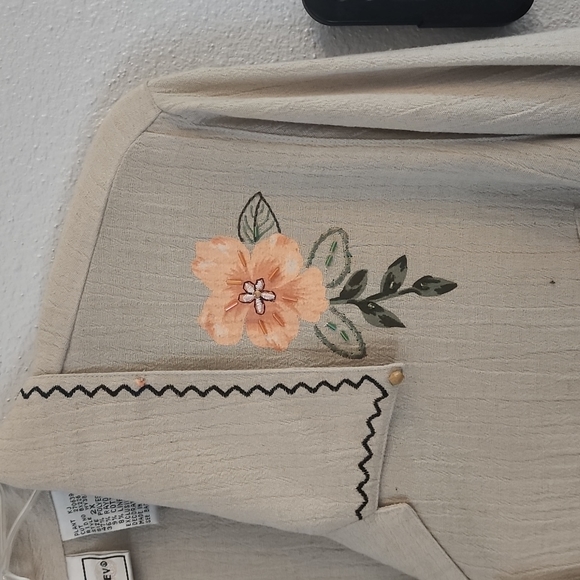 Napa Valley long sleeve thin blazer jacket size 2x nwt. - Picture 3 of 8